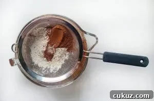 whisk in the dry ingredients 