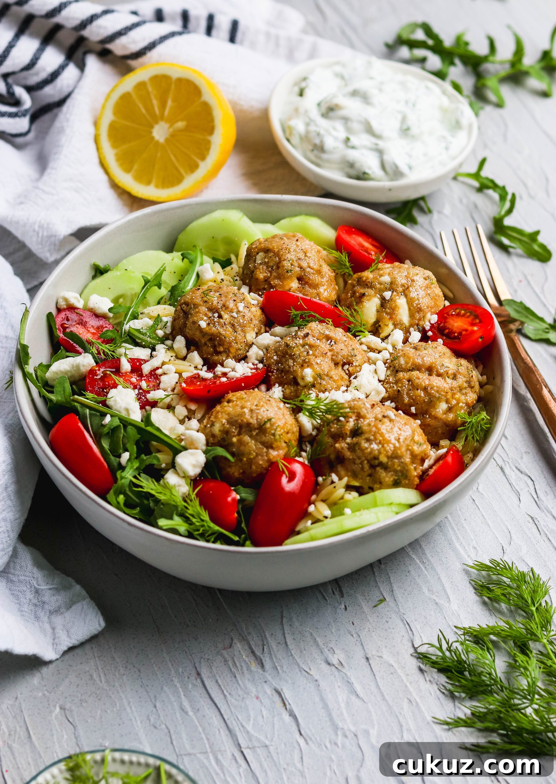 Greek Turkey Meatballs