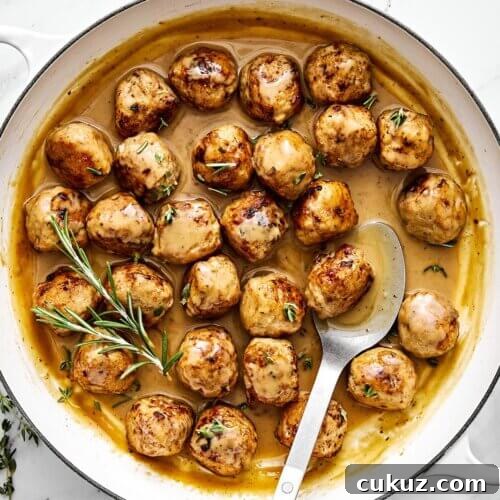 Turkey meatballs recipe.