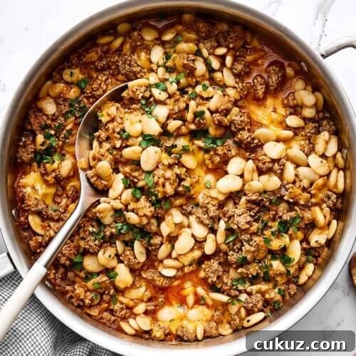 Healthy hamburger helper recipe.
