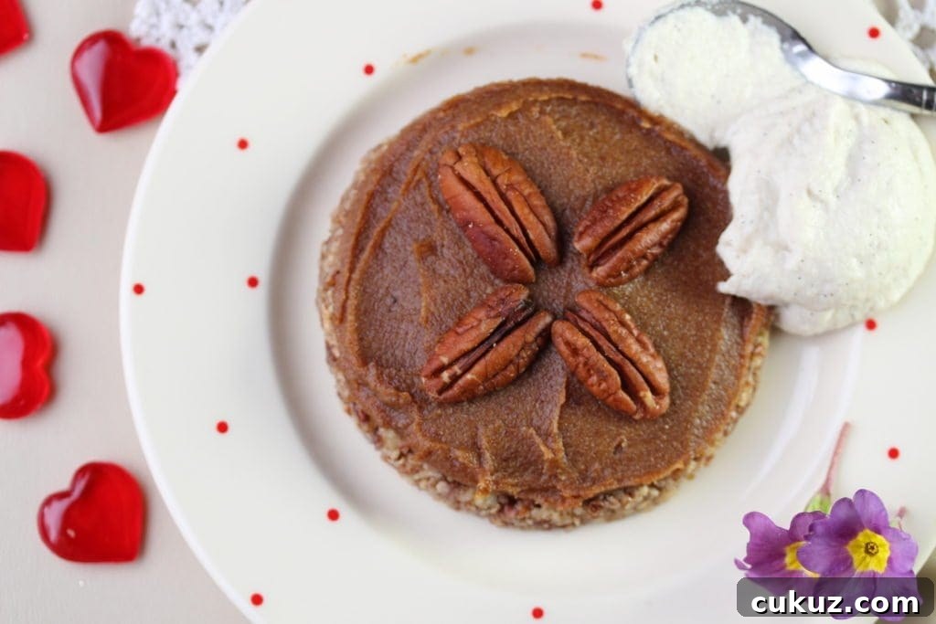 Grain-Free, Dairy-Free Pecan Pie with an Eggless, Sugar-Free Twist 2 A grain-free, dairy-free, egg-free, refined sugar-free pecan pie for Valentines Day. Simple to make and demolish!