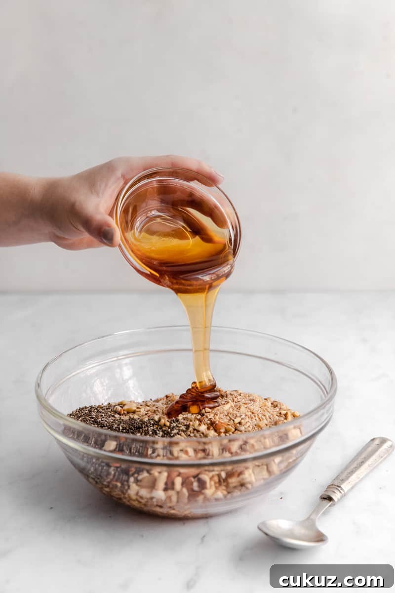 making paleo granola