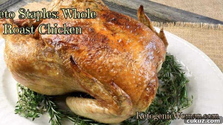 Keto Whole Roasted Chicken